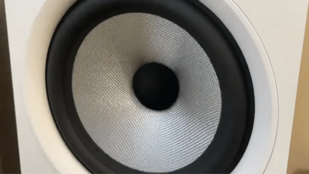 A Closer look of Bowers & Wilkins 606 S2 Bass driver