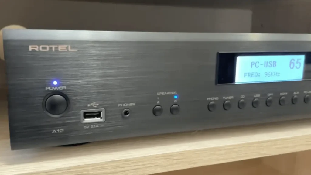 In my Review Using Rotel A12 with my Bowers & Wilkins 606 S2