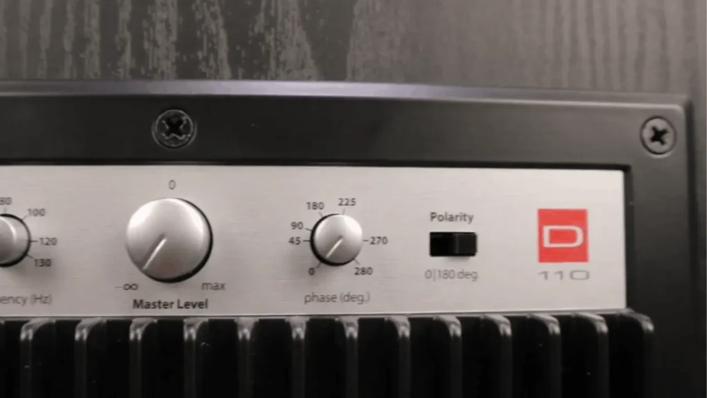 A Closer Look of Volume Controls of JL Audio Dominion d110 Subwoofer 
