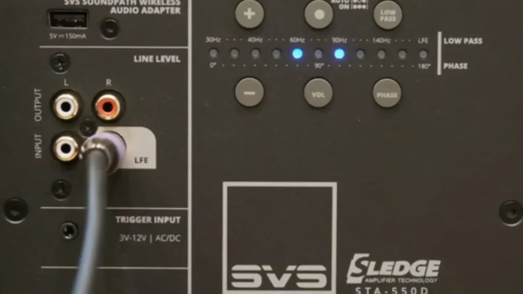 A view of back panel in my SVS SB 2000 PRO Review