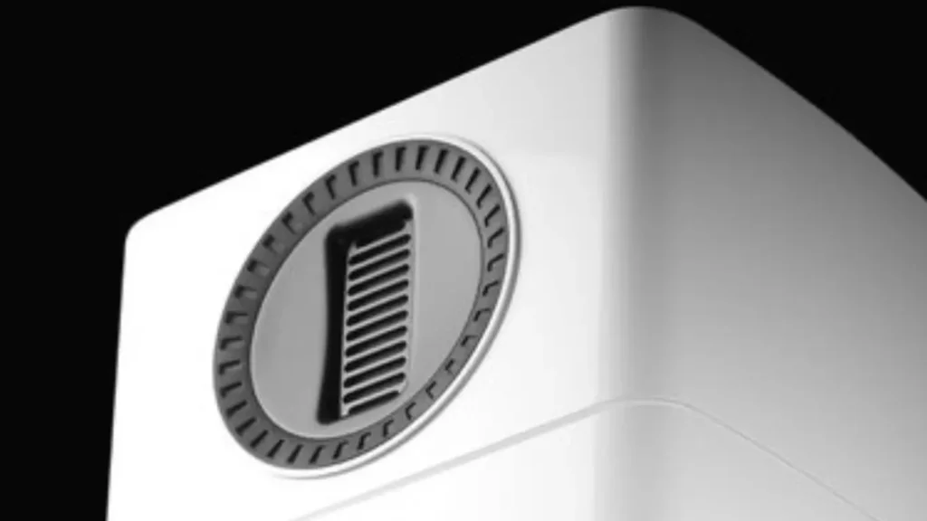 Detail view of the Wharfedale Elysian 2 AMT Air Motion Transformer tweeter