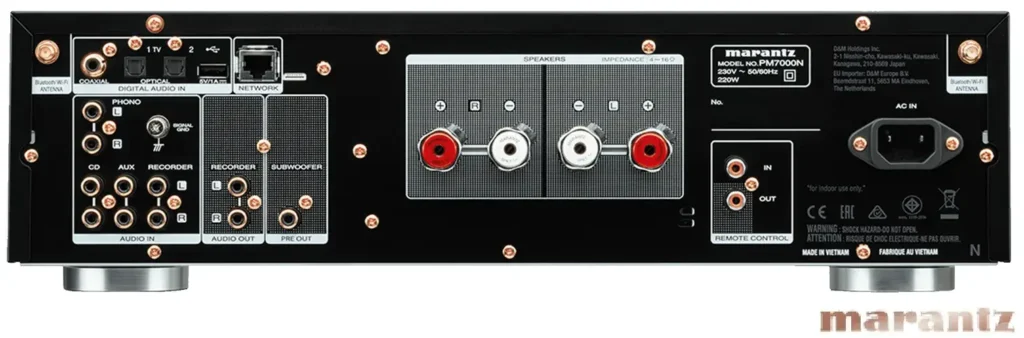 Marantz PM7000N Integrated Amplifier ReAR VIEW