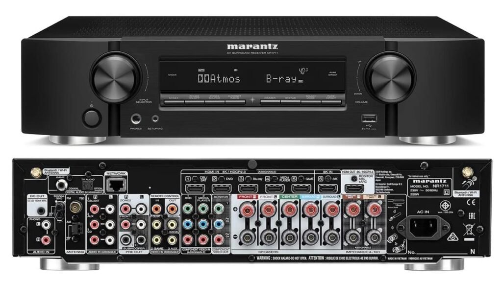 Marantz NR1711 ON NUMBER 5 AT Best AV Receivers Under $1000 2024