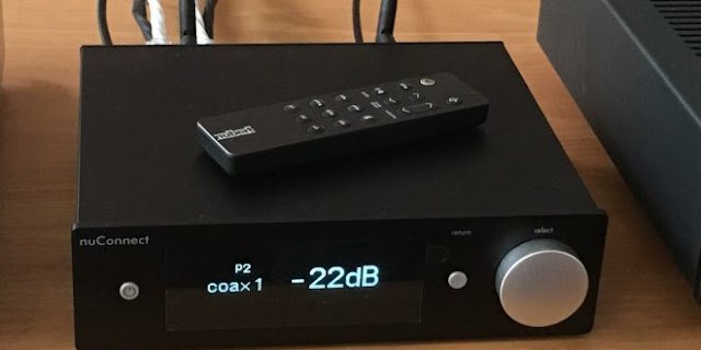 A closer look of nubert-nuconnect ampx with remote control