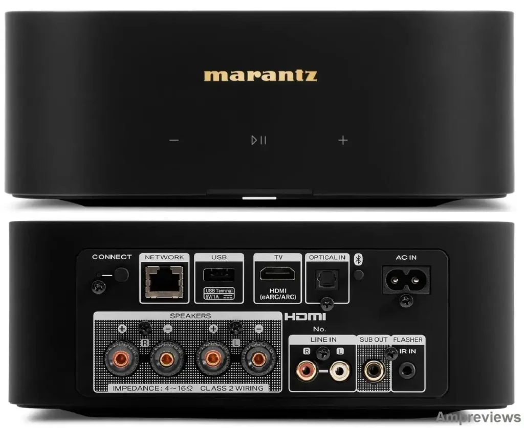 Closer look of front and back side A Marantz Model-M1