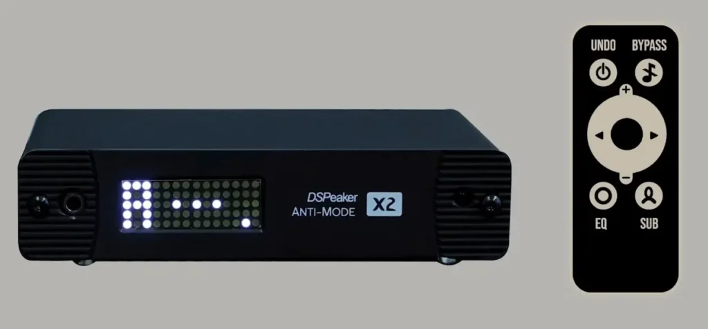 an image of DSPeaker Anti-Mode X2 with remote