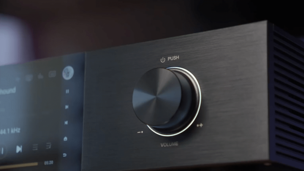 Closer look of Eversolo DMP-A8 music streamer and DAC Control Knob in my review