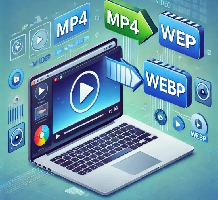 how to convert mp4 into webp