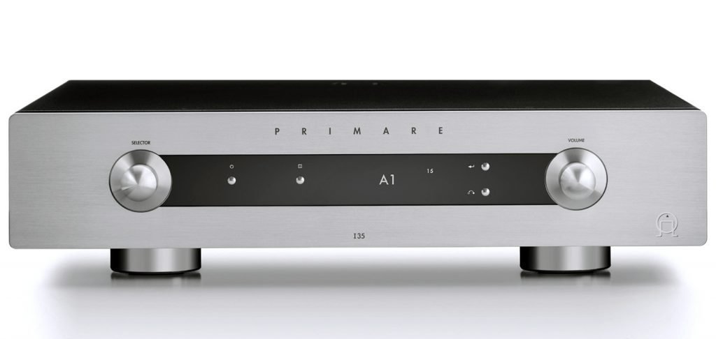 front pane view of Primare i35 Amplifier