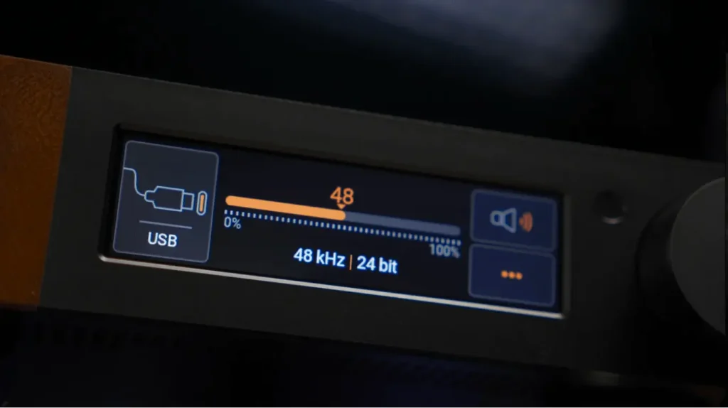 FERRUM wandla DAC Touch display panel