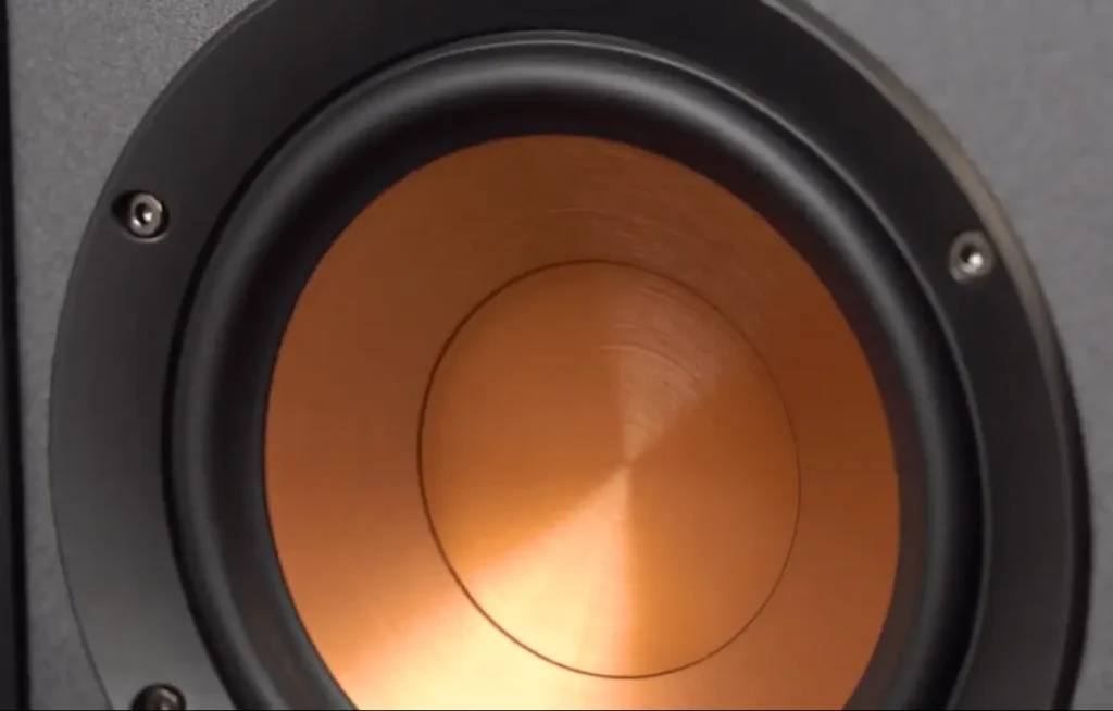 A Closer Look of klipsch r-51PM Driver in my klipsch r-51PM review