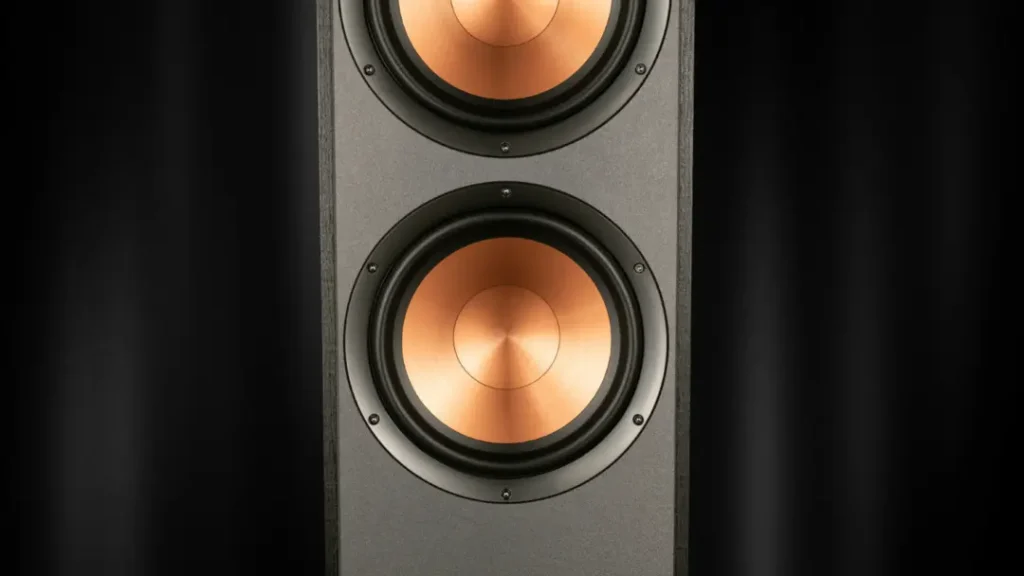 A Look of Klipsch R-820F bass drivers in my Klipsch R-820F review