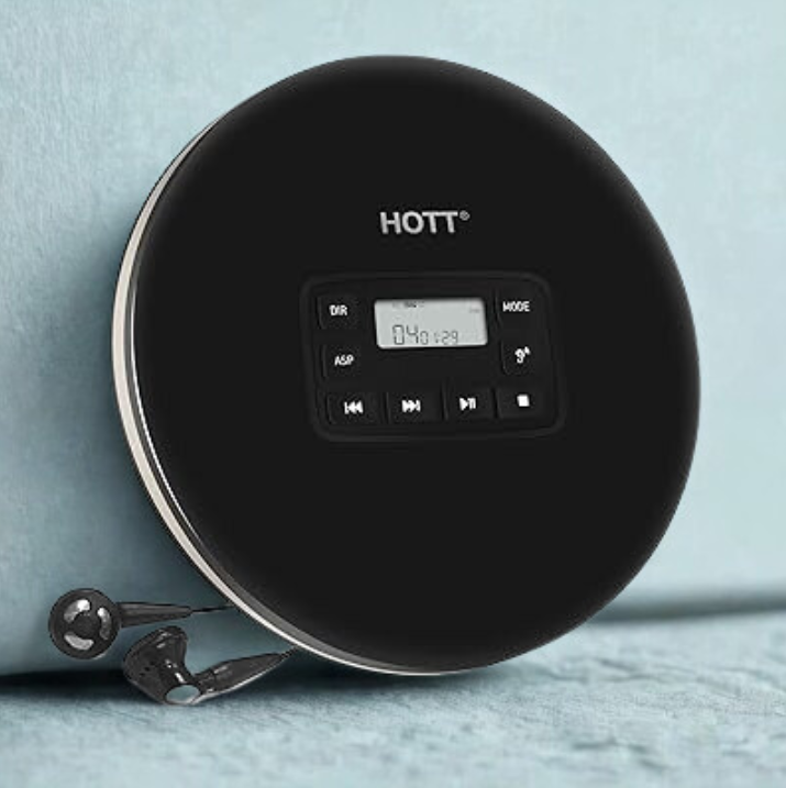 A look to HOTT CD611 Portable CD Player in my Best Portable CD Players of 2025 list