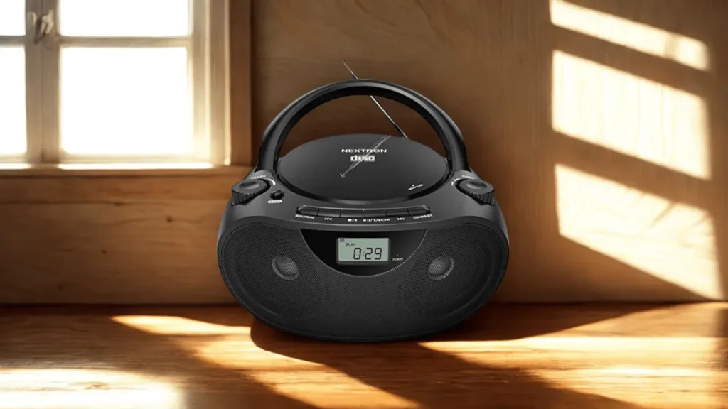 Nextron Portable Bluetooth CD Player Boombox