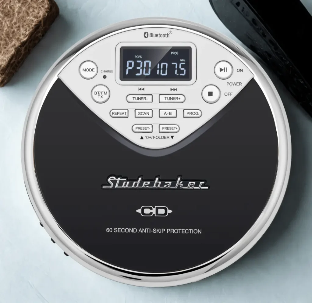 Studebaker SB3706 Portable Bluetooth CD Player