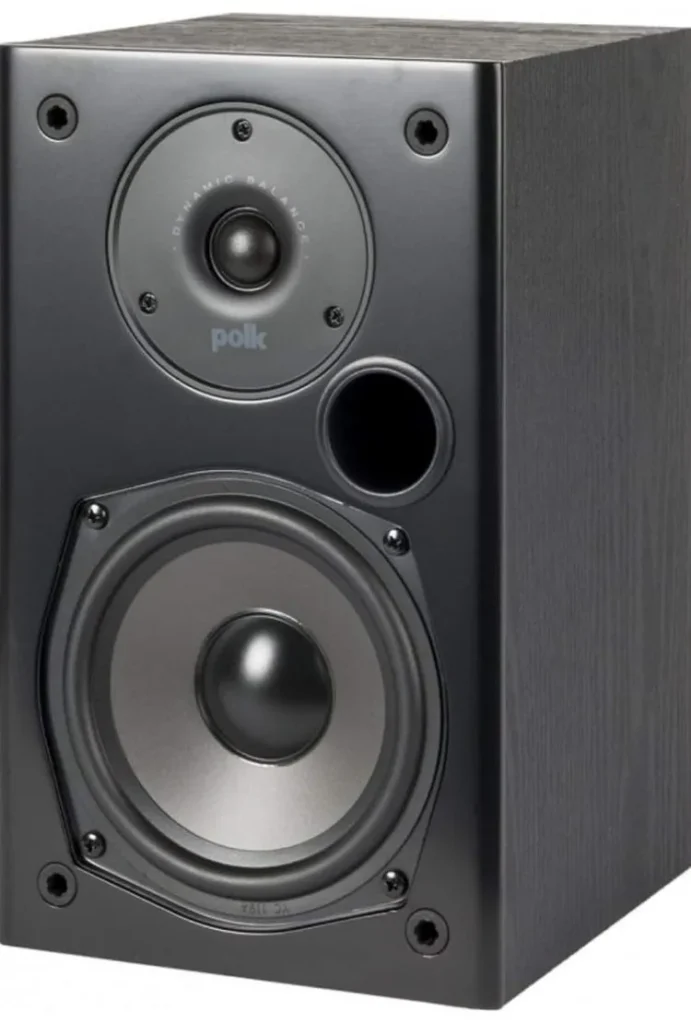 The compact Polk Audio T15 speakers