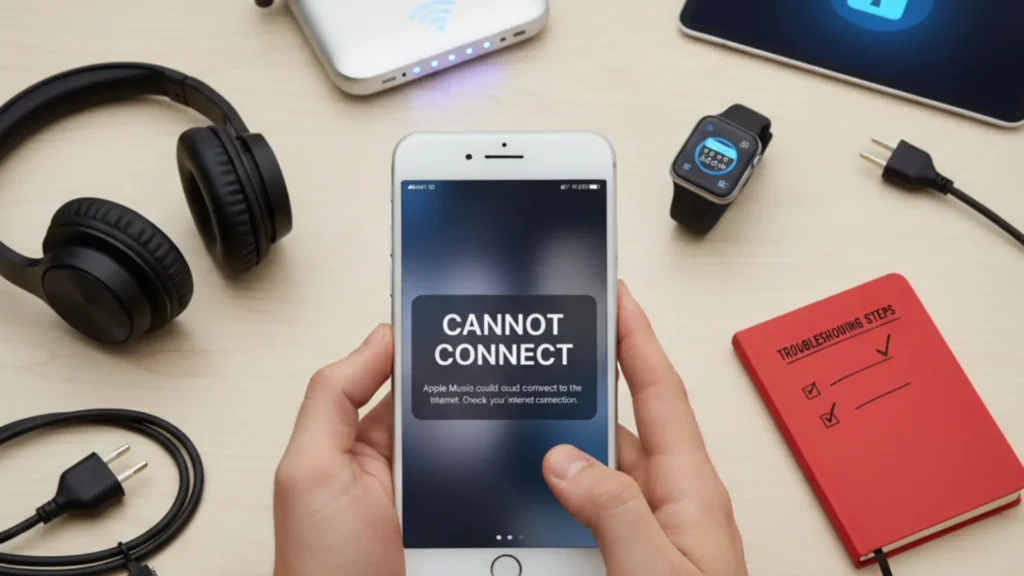 apple music cannot connect