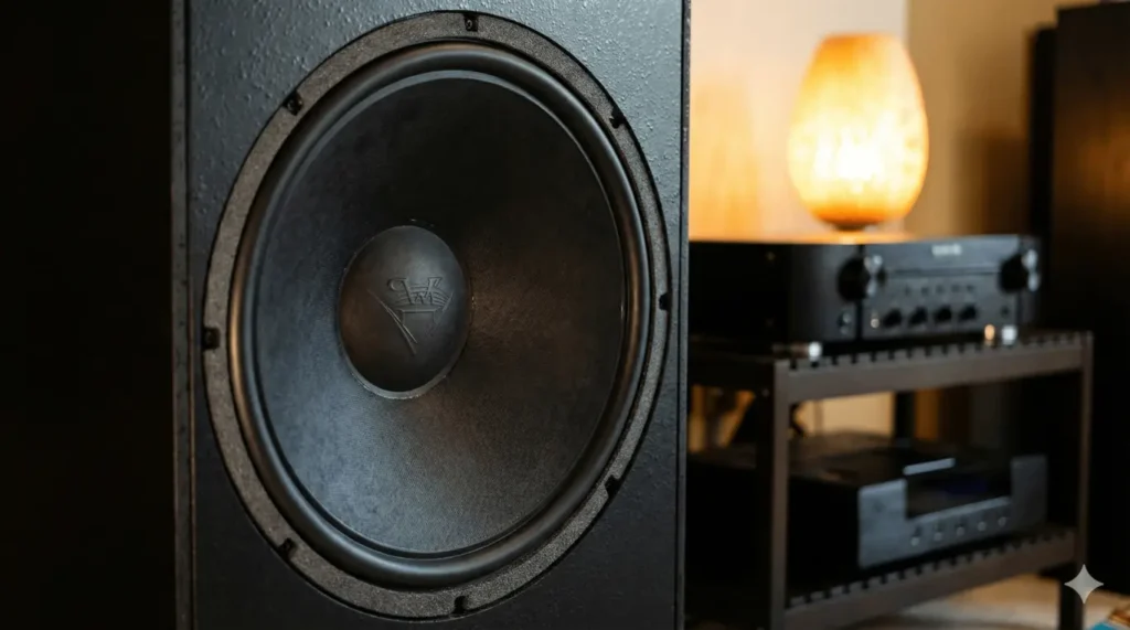 A Closer of my klipsch forte lll 15-inch rear passive radiator