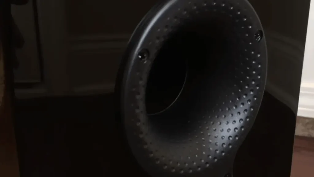 A Closer Look of Bowers & Wilkins CM10 bass Port in my Bowers & Wilkins CM10 review 2026