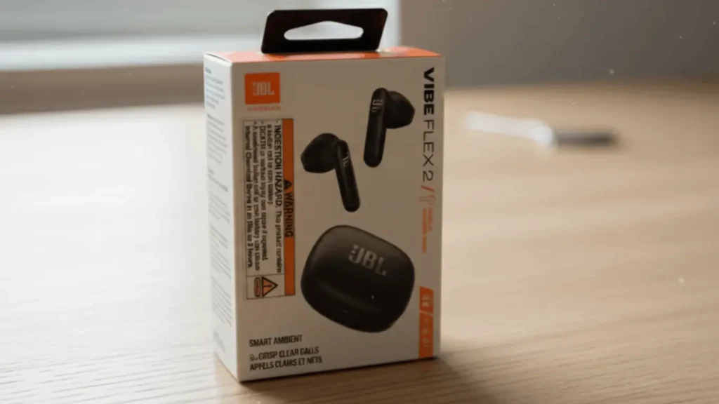 A Closer Look of JBL Vibe Flex 2 box in my  JBL Vibe Flex 2 Review 2026