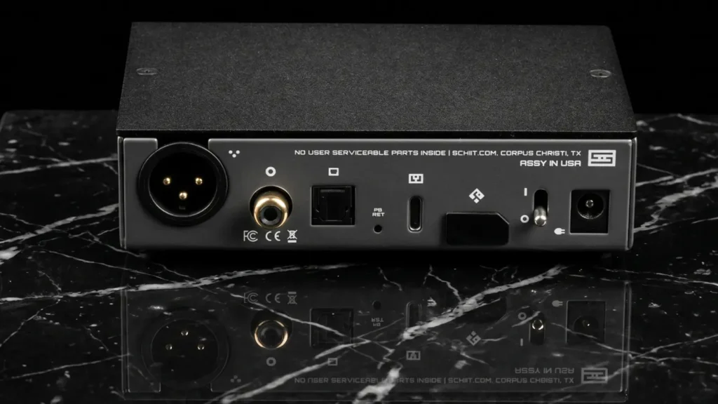 Schiit Audio Eitr 2 back side view