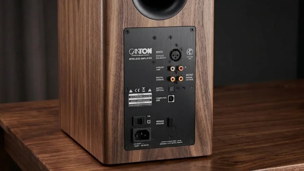 A Closer Look of Canton Smart Townus 2 back panel