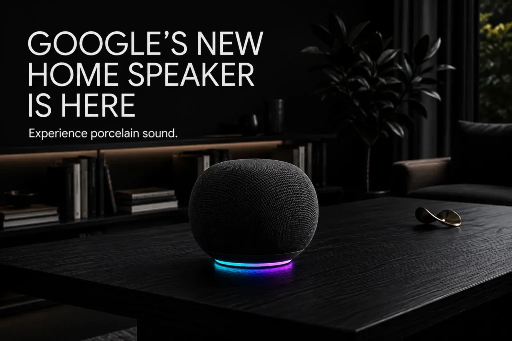 Google's New Home Speaker