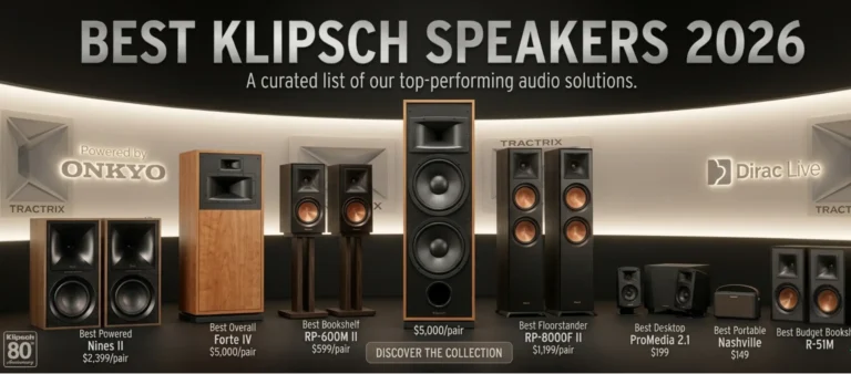 Best Klipsch Speakers of 2026 Every Model Ranked for Every Budget