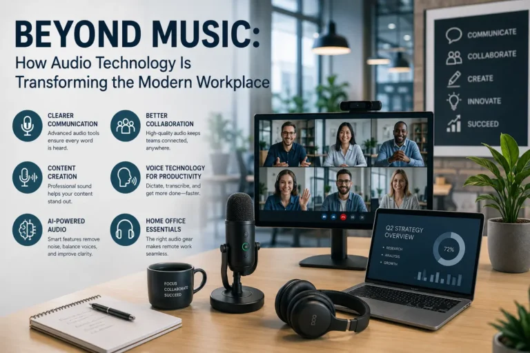 Beyond Music How Audio Technology Is Transforming the Modern Workplace