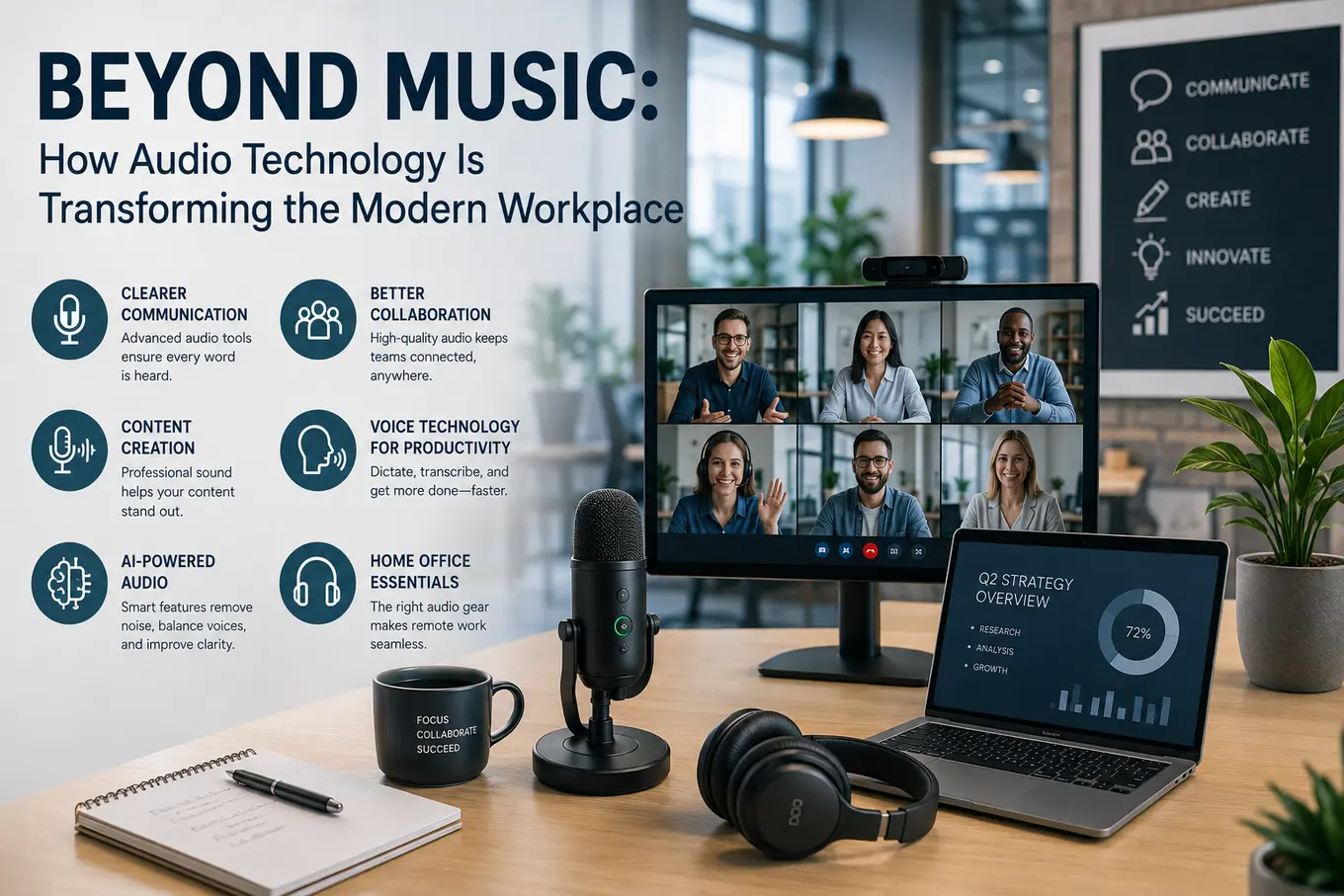 Beyond Music How Audio Technology Is Transforming the Modern Workplace