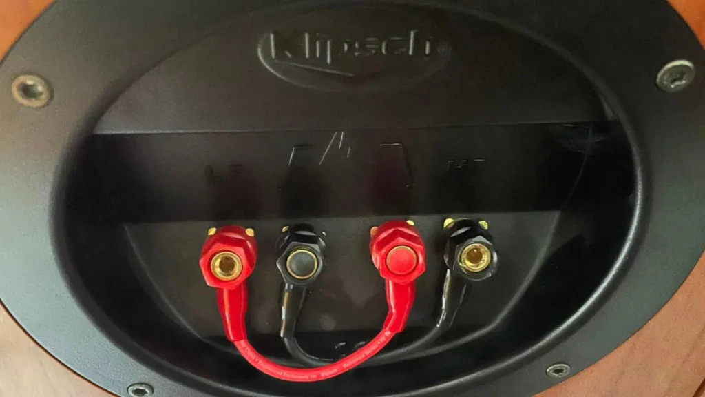 Closer Look Klipsch RF-5 Speaker Terminal