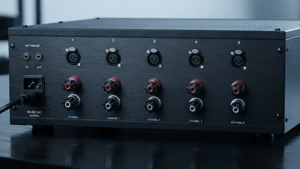 Orchard Audio Brings GaN Amplification back Panel view