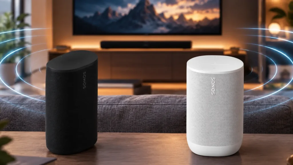 Sonos Play and Move 2 Used AS Rear Speakers