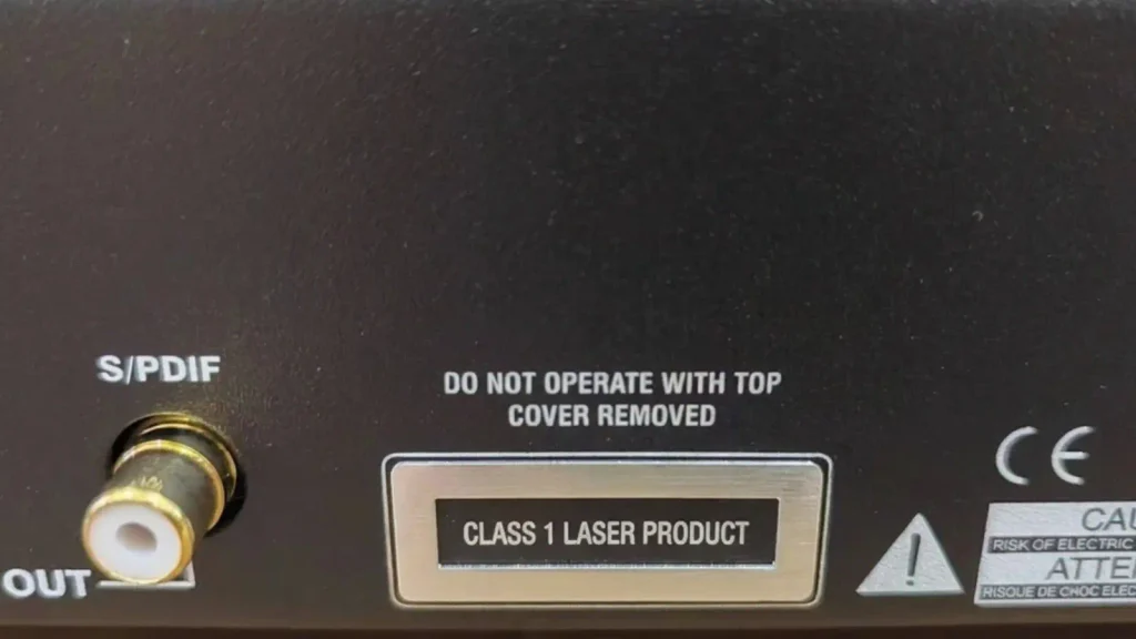Bryston BCD-3 CD Player Back panel closer shot