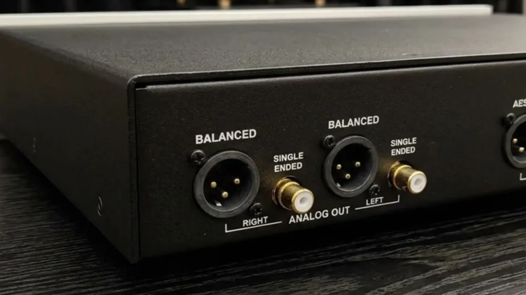 Bryston BCD-3 CD Player Back panel terminals