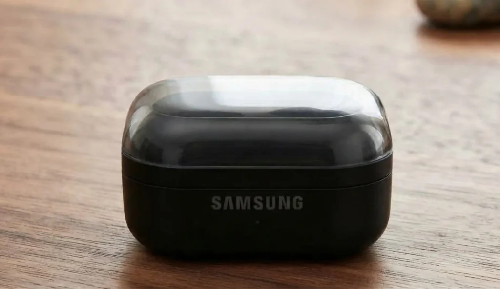 Closer LOOK OF Galaxy Buds On Case
