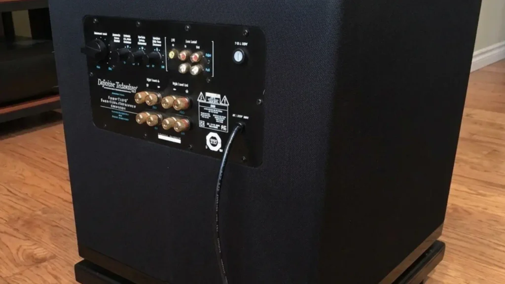 Definitive Technology SuperCube Reference back panel view
