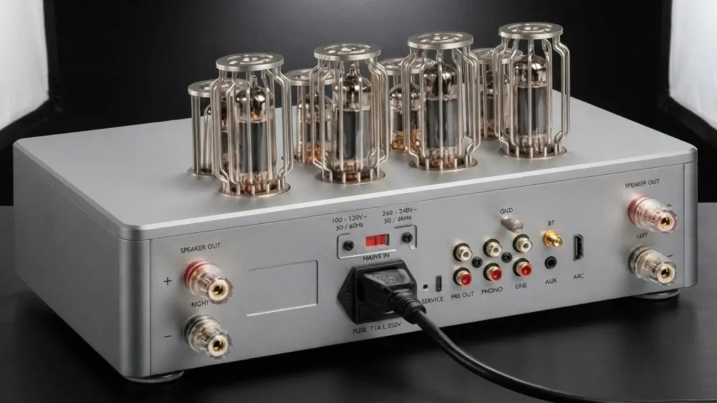 ELAC Tube 100 back panel 
