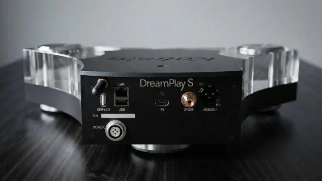 Kalista Network Player DreamPlay S back panel view